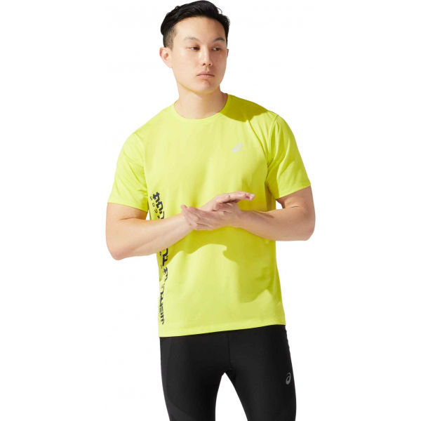 Asics SMSB RUN SS TOP  XL - Pánské běžecké triko Asics