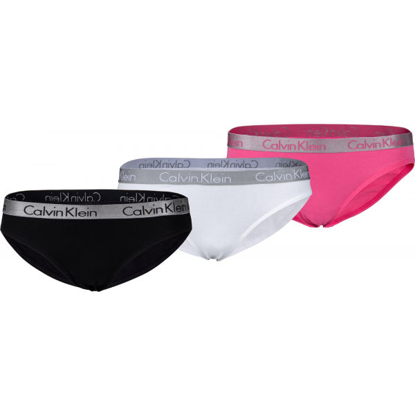 Calvin Klein BIKINI 3PK  XS - Dámské kalhotky Calvin Klein