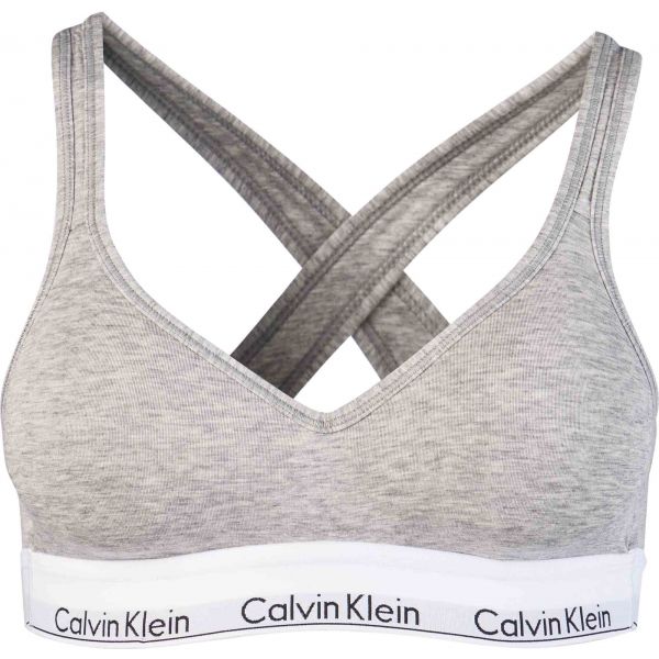 Calvin Klein BRALETTE LIFT šedá L - Dámská podprsenka Calvin Klein