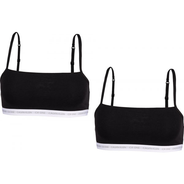 Calvin Klein UNLINED BRALETTE 2PK  M - Dámská podprsenka Calvin Klein