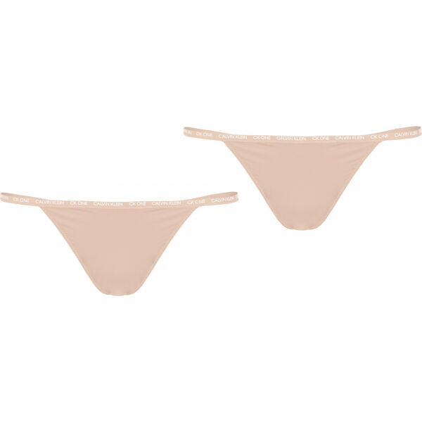 Calvin Klein THONG 2PK  XL - Dámské kalhotky Calvin Klein