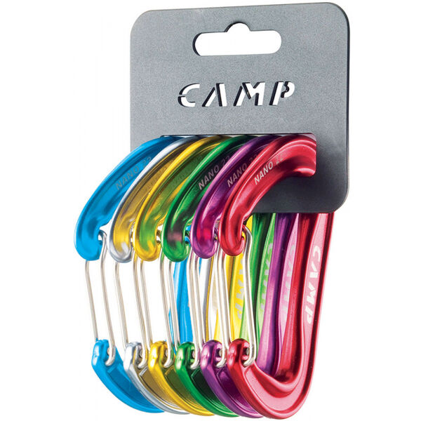 CAMP NANO 22 RACK PACK 6   - Set karabin CAMP