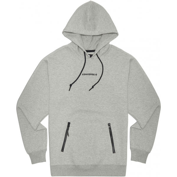 Converse COURT LIFESTYLE PULLOVER HOODIE  L - Pánská mikina Converse