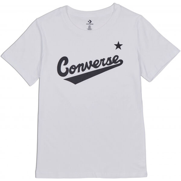 Converse SCRIPTED WORDMARK TEE  M - Dámské tričko Converse