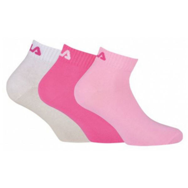 Fila QUARTER PLAIN SOCKS 3P  39 - 42 - Ponožky Fila