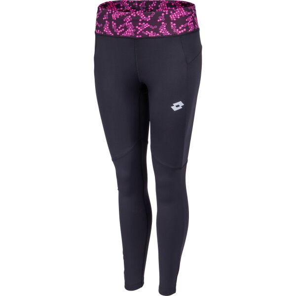 Lotto RUN&FIT W LEGGING PKT PRT4 PL  M - Dámské běžecké legíny Lotto