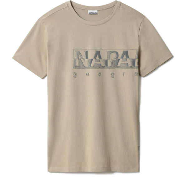 Napapijri SALLAR LOGO  M - Pánské tričko Napapijri