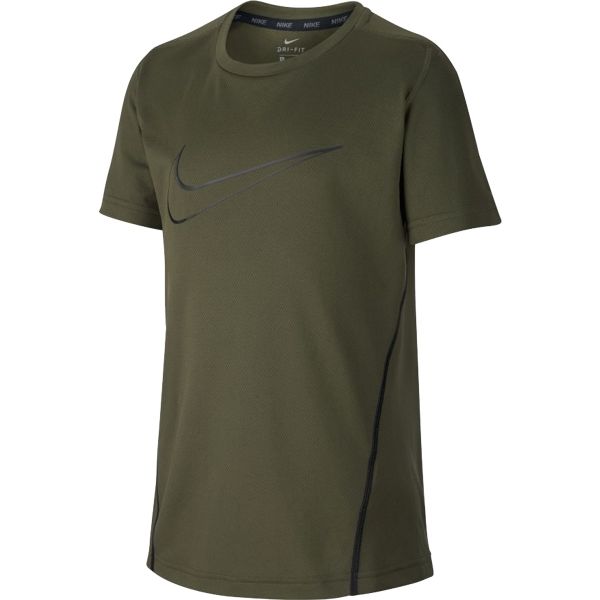 Nike NK DRY TOP SS tmavě zelená M - Chlapecké sportovní triko Nike