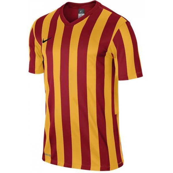 Nike STRIPED DIVISION JERSEY žlutá L - Pánský fotbalový dres Nike