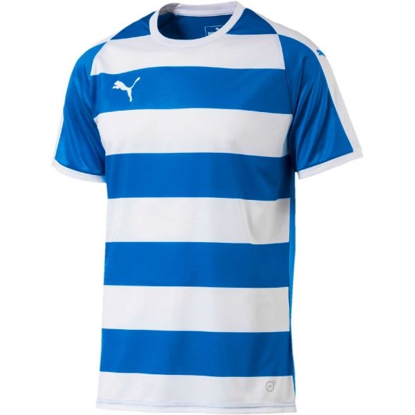 Puma LIGA JERSEY HOOPED modrá XXL - Pánské sportovní triko Puma