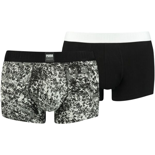 Puma MEN AOP TRUNK 2P  L - Pánské boxerky Puma