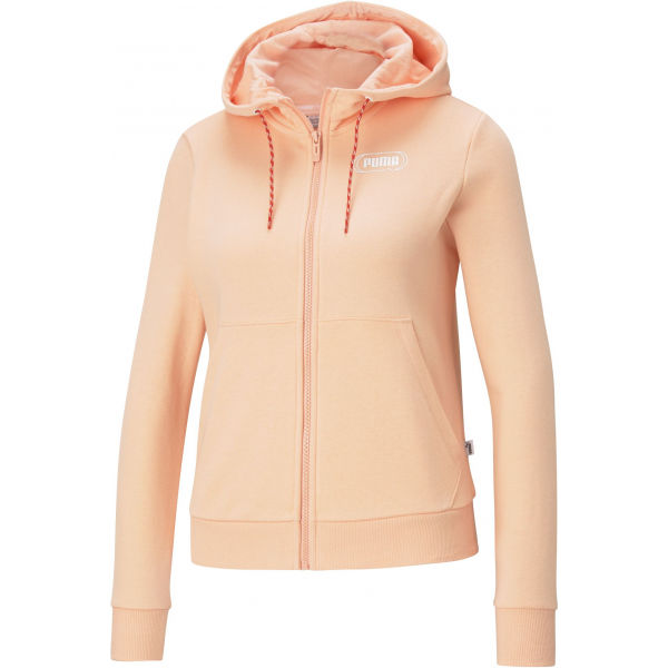 Puma REBEL FULL-ZIP HOODIE  XS - Dámská mikina Puma