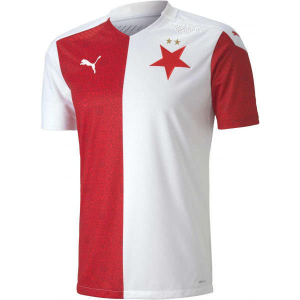 Puma SK SLAVIA SHIRT PROMO  M - Pánský fotbalový dres Puma