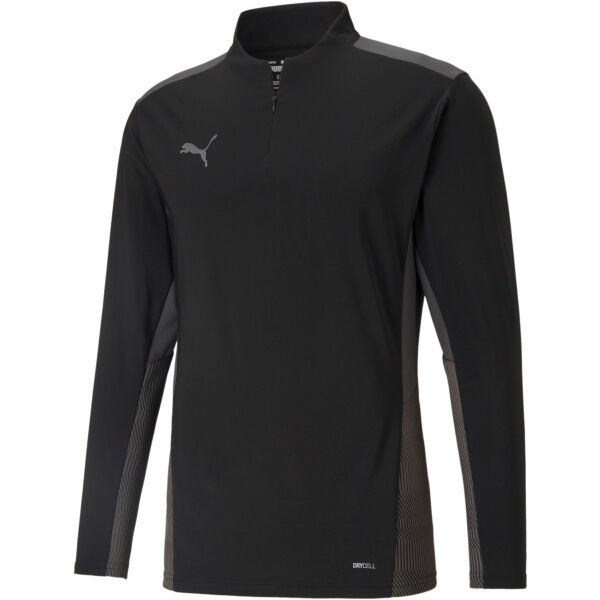 Puma TEAMCUP 1/4 ZIP TOP  L - Pánská tréninková mikina Puma