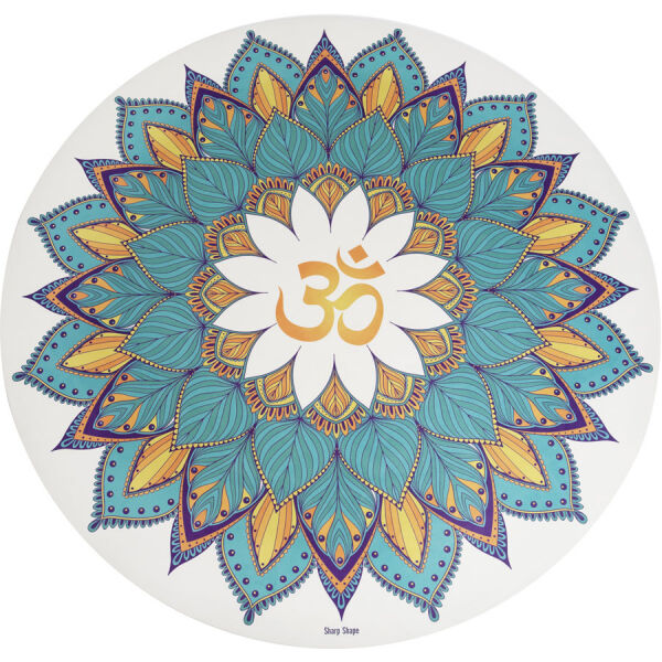 SHARP SHAPE ROUND YOGA MAT MANTRA   - Jogamatka SHARP SHAPE