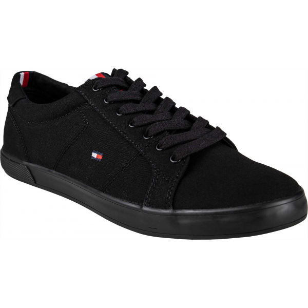 Tommy Hilfiger ICONIC LONG LACE SNEAKER černá 42 - Pánské tenisky Tommy Hilfiger