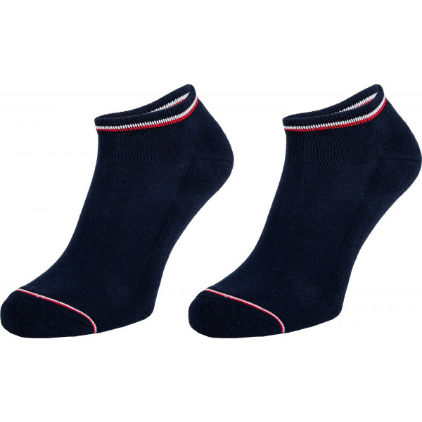 Tommy Hilfiger MEN ICONIC SNEAKER 2P  43 - 46 - Pánské ponožky Tommy Hilfiger