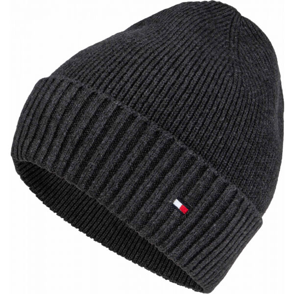 Tommy Hilfiger PIMA COTTON BEANIE  UNI - Pánská zimní čepice Tommy Hilfiger