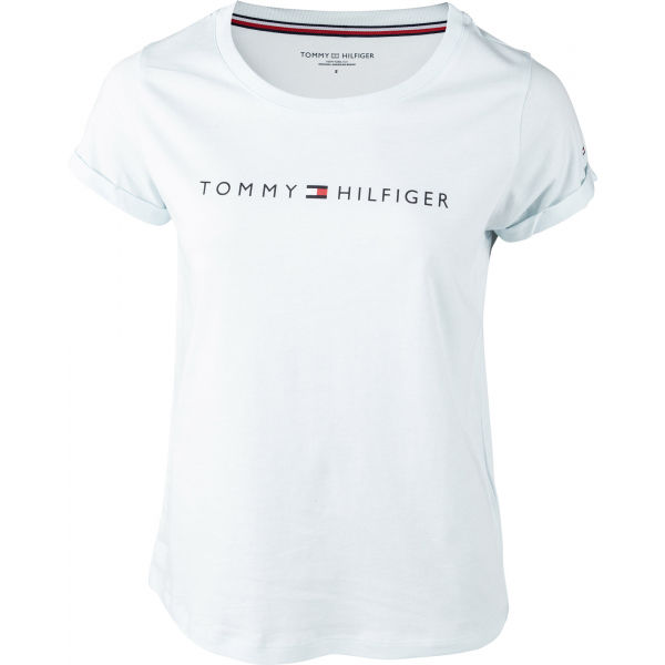 Tommy Hilfiger RN TEE SS LOGO  L - Dámské tričko Tommy Hilfiger