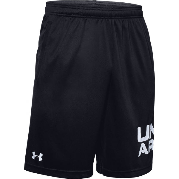 Under Armour TECH WORDMARK SHORTS černá XL - Pánské kraťasy Under Armour