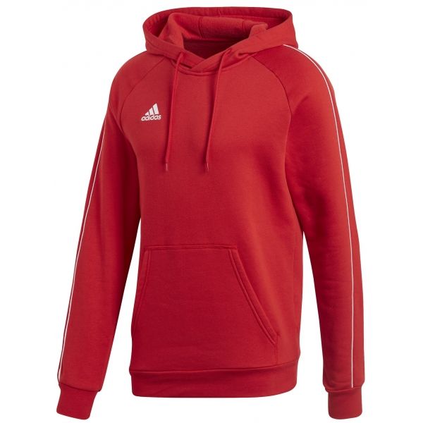 adidas CORE18 HOODY červená XL - Pánská mikina adidas