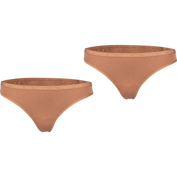 Calvin Klein THONG 2PK  XS - Dámská tanga Calvin Klein