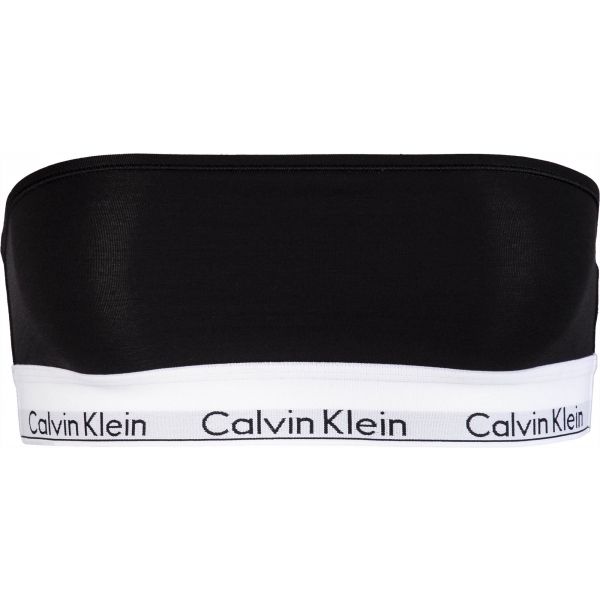 Calvin Klein UNLINED BANDEAU černá M - Podprsenka bez ramínek Calvin Klein