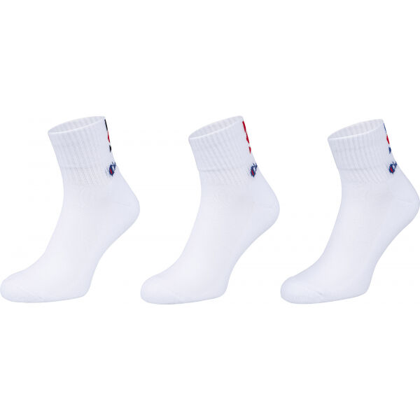 Champion ANKLE SOC DOUBLE LOGO X3  43 - 46 - Unisex ponožky Champion