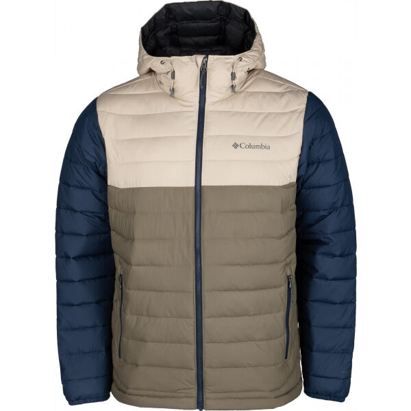 Columbia POWDER LITE HOODED JACKET  S - Pánská bunda Columbia