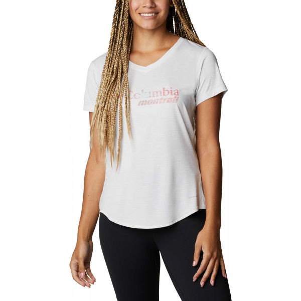 Columbia W TRINITY TRAIL GRAPHIC TEE  S - Dámské sportovní triko Columbia