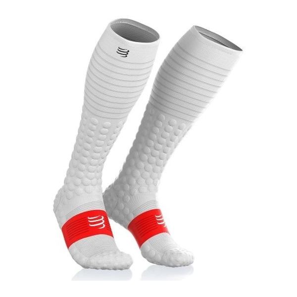 Compressport FULL SOCKS RACE bílá 4 - Kompresní podkolenky Compressport