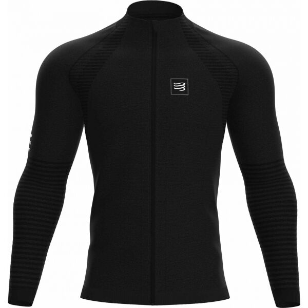 Compressport SEAMLESS ZIP SWEATSHIRT  M - Pánská sportovní mikina Compressport