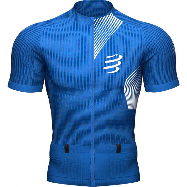 Compressport TRAIL POSTURAL SS TOP  M - Pánský běžecký dres Compressport