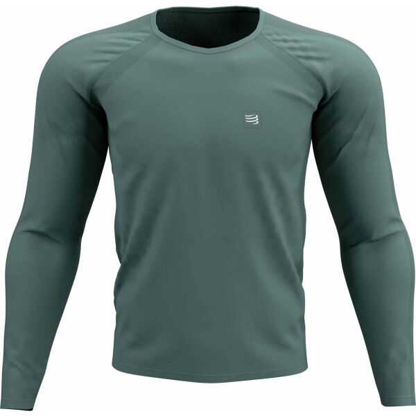 Compressport TRAINING TSHIRT LS  M - Pánské tréninkové triko s dlouhým rukávem Compressport