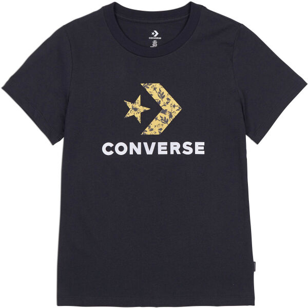 Converse FLORAL STAR CHEVRON GRAPPHIC TEE  S - Dámské tričko Converse