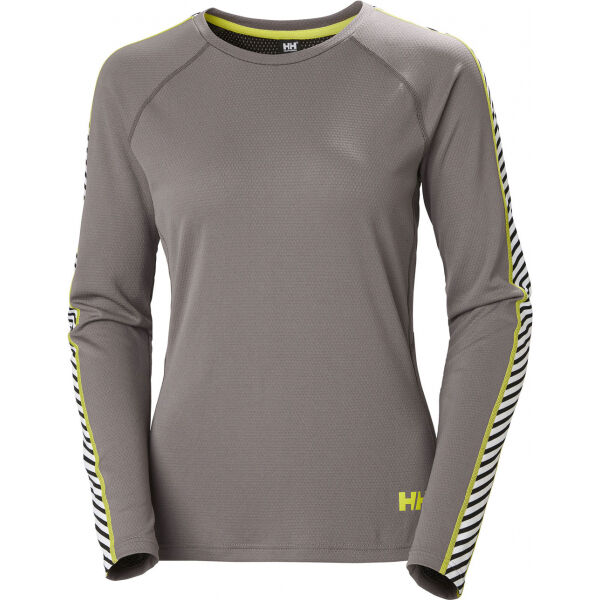 Helly Hansen W LIFA ACTIVE STRIPE CREW  L - Dámské funkční triko Helly Hansen