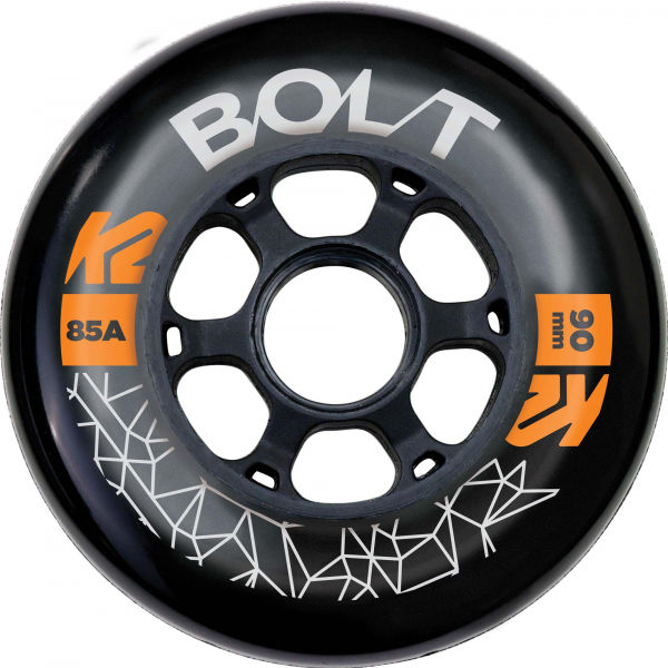 K2 BOLT 90/85A WHEEL 4 PACK BLK   - Kolečka k in-line bruslím K2