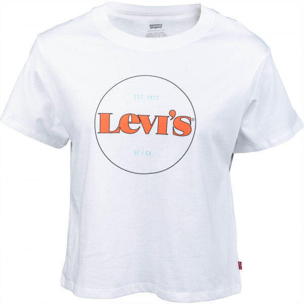 Levi's GRAPHIC VARSITY TEE NEW CIRCLE  M - Dámské tričko Levi's