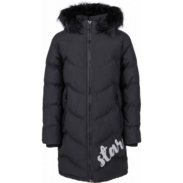 Lewro STAR  128-134 - Dívčí zimní kabát Lewro