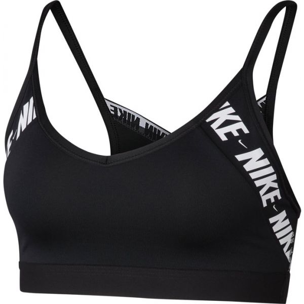 Nike INDY LOGO BRA černá XS - Dámská sportovní podprsenka Nike