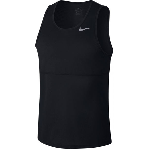 Nike BREATHE černá S - Pánské běžecké tílko Nike