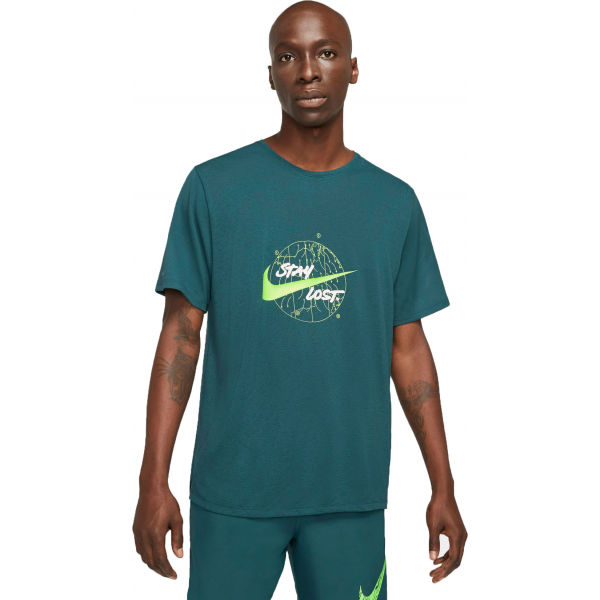 Nike DF MILER TOP SS WR GX M  S - Pánské běžecké tričko Nike