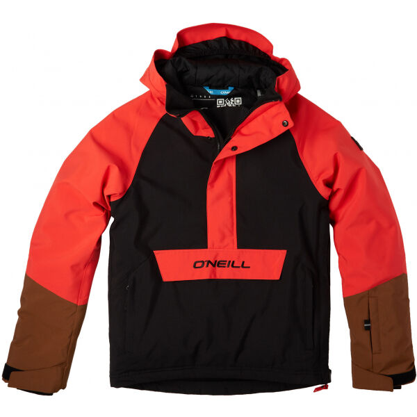 O'Neill ANORAK JACKET  140 - Chlapecká lyžařská/snowboardová bunda O'Neill