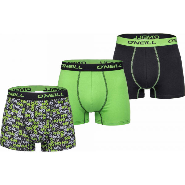 O'Neill BOXER CRISS CROSS&PLAIN 3PACK  L - Pánské boxerky O'Neill