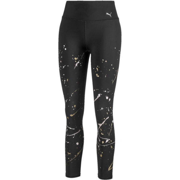 Puma METAL SPLASH SPLATTER TIGHT černá XS - Dámské sportovní legíny Puma