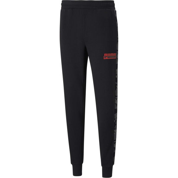 Puma CORE CAMO AOP SWEATPANTS  M - Pánské kalhoty Puma