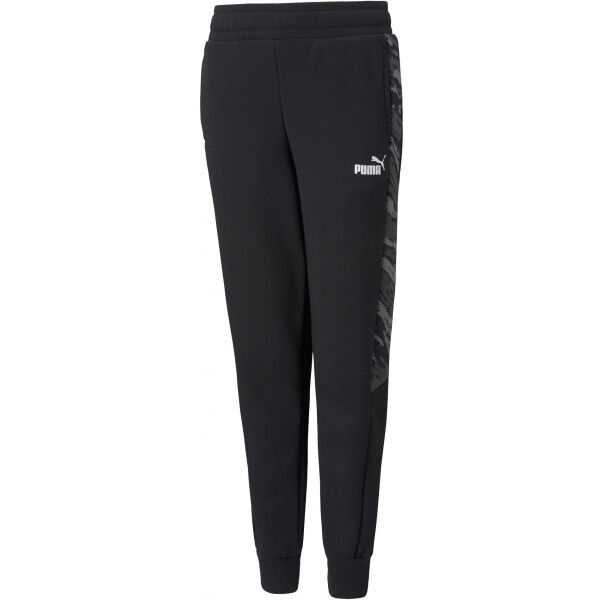 Puma GRAPHIC SWEATPANTS FL CL B  140 - Chlapecké tepláky Puma