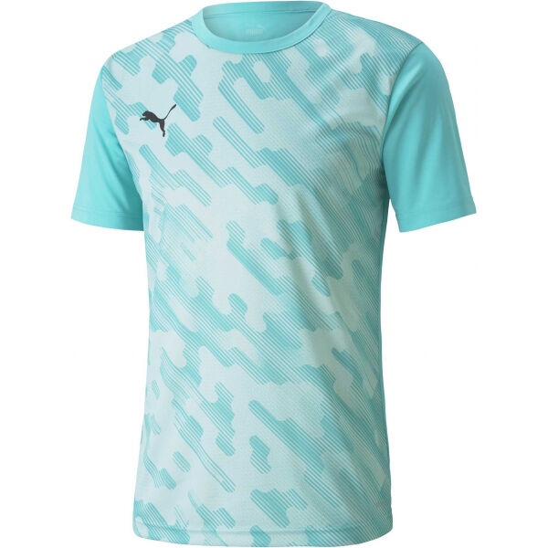 Puma INDIVIDUAL RISE GRAPHIC TEE  L - Pánské fotbalové triko Puma