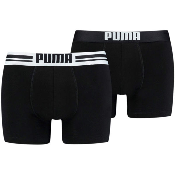 Puma PLACED LOGO BOXER 2P  L - Pánské boxerky Puma