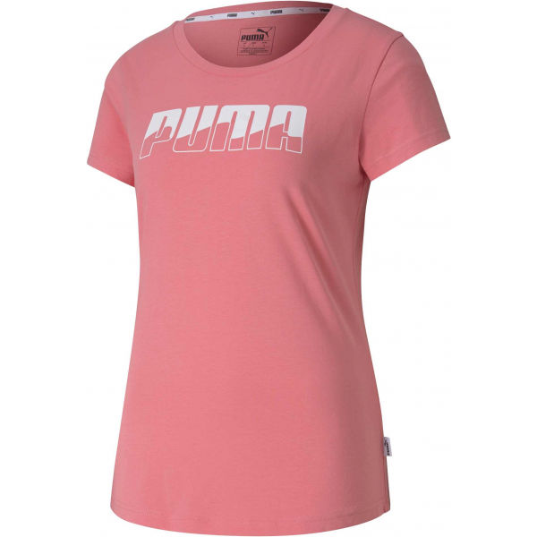 Puma REBEL GRAPHIC TEE světle růžová XS - Dámské sportovní triko Puma